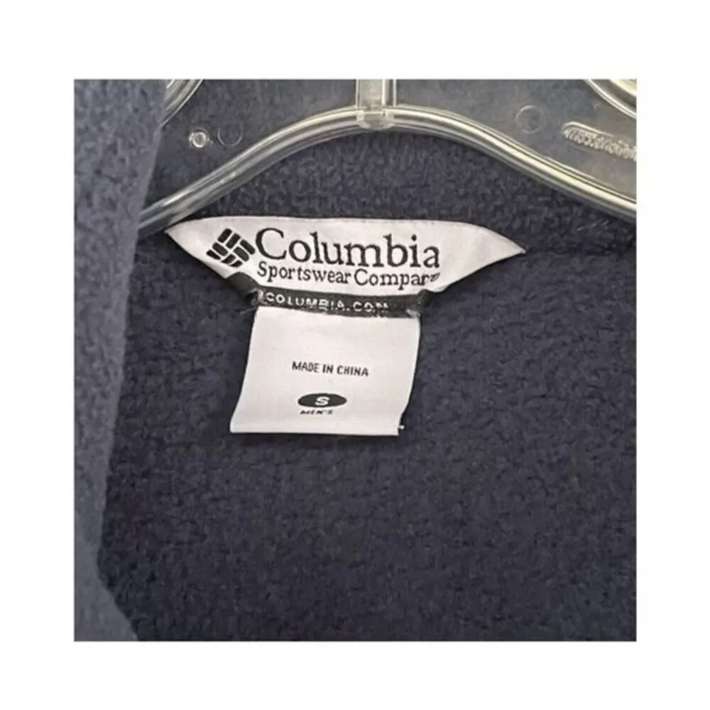 Columbia Blue Fleece Sweater Vest‎ Size Small